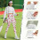 Dames Axolotl Donut Witte Skort Leggings S 7
