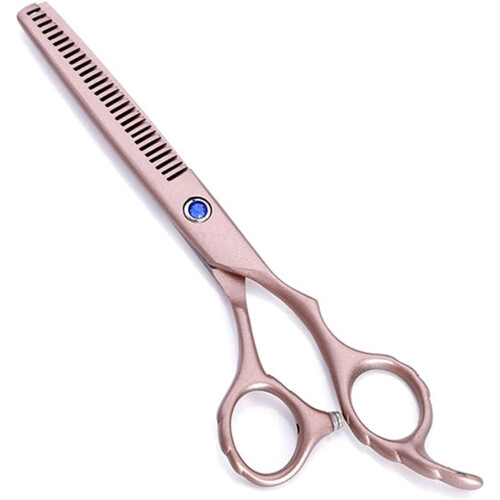Hair Thinning Scissors Rose Gold 6 Inch 2pcs 1