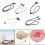 Adjustable Hat Strap Clips with Cord Locks 12 pcs 2