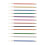 Gekleurde gelpenvullingen 0,8 mm medium punt 12-pack 2