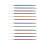 Gekleurde gelpenvullingen 0,8 mm medium punt 12-pack 5