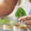 KONTONTY Miniature Model Trees with Plastic and Wood Base 4