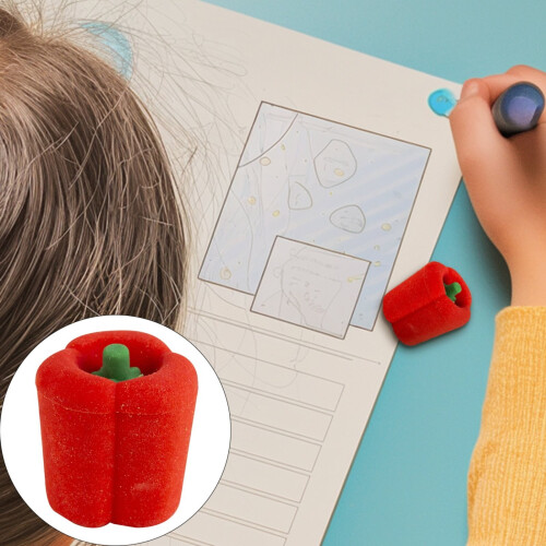 Cartoon Chili Eraser Cute Student Rubber 1 Piece 1