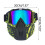 Motorcykelglasögon Avtagbara UV-skydd Vindtäta 5