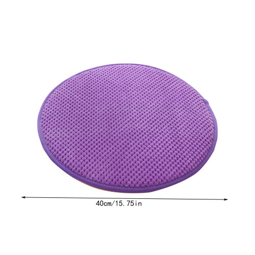 Almofada de meditação redonda de 40 cm (16 polegadas), ergonômica e antiderrapante para ioga. 2