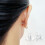 Rubber Earring Backs Clear 200pcs 4