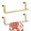 Stainless Steel Towel Rack Single Pole Gold 3