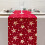 Caminho de mesa natalino para decoração de inverno, 28 x 274 cm (11 x 108 polegadas) 6