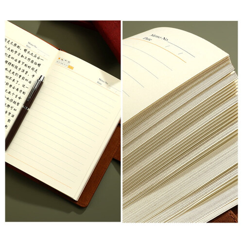 Vintage A5 PU Notebook 112 Pages with 3-Digit Lock 2
