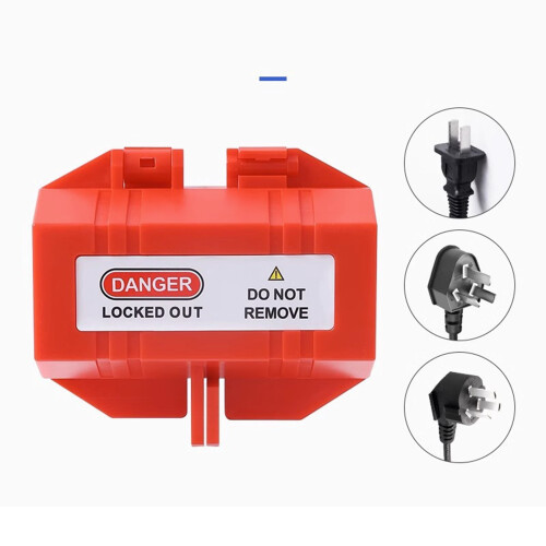 Plug Lockout Device with Label Tagout Plugs 1 Pack 1