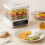 Compact Food Dehydrator with Adjustable Temperature and 4