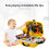 Kids Portable Toolbox Pretend Screw Set 12 pcs 7