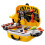 Kids Portable Toolbox Pretend Screw Set 12 pcs 4