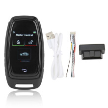 Smart LCD Car Starter Key with Multilingual Button Start