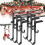 Fireplace Stocking Hanger Black Adjustable Heavy Duty 4pcs 1