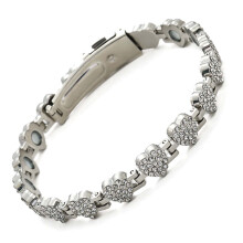 Romantic Heart Wristband for Women - Plated Charm Bracelet,