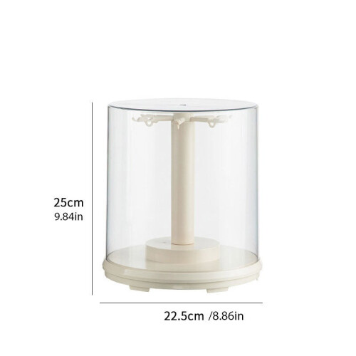 Rotating Display Case for Plush Dolls and Keychains 360 1