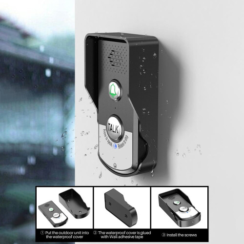 Wireless Rechargeable Doorbell Intercom with 2-Way Audio 3 1