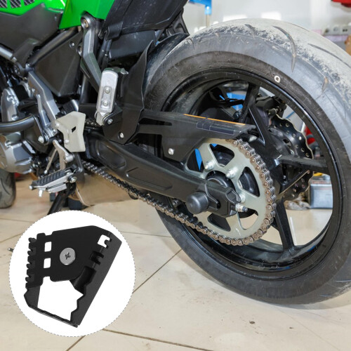 Motorcycle Rear Brake Extension Pedal Black 2