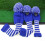 Golf Club Head Covers Knitted Style 3-Piece Set 3