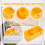 Plastic Wall Mount Hose Holder with Hook Yellow 7