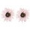 Flower Curtain Tiebacks Multi-Color Fabric and Metal 2 5