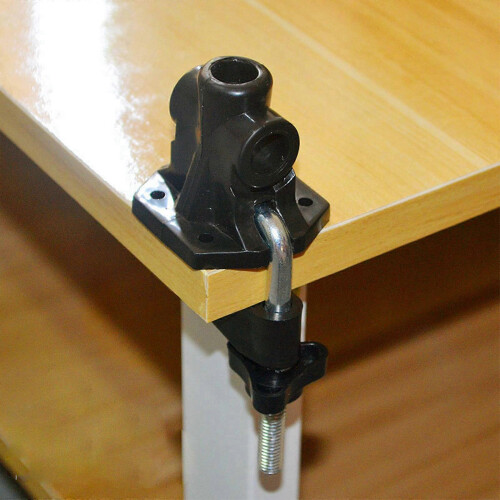 Adjustable Table Clamp Metal Holder for Lamps and Lights 2