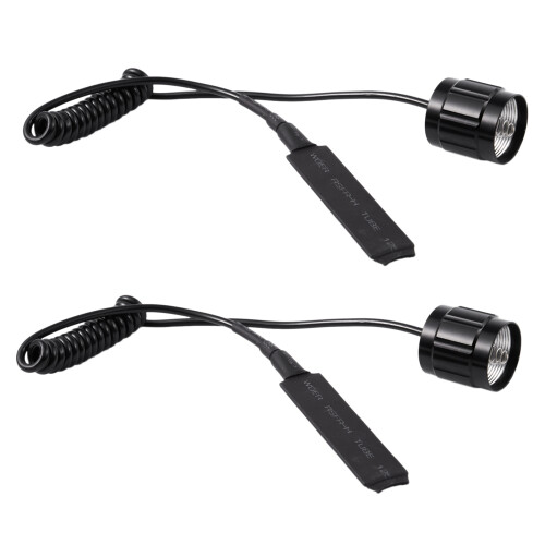 2X Cable  Remote  Push Button for 501B LED Headlamp Flashlight Lamp
