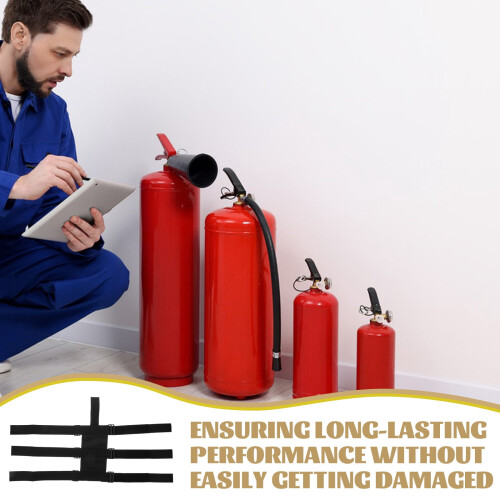 Fire Extinguisher Mount for Car Black Nylon 1 Pc 2