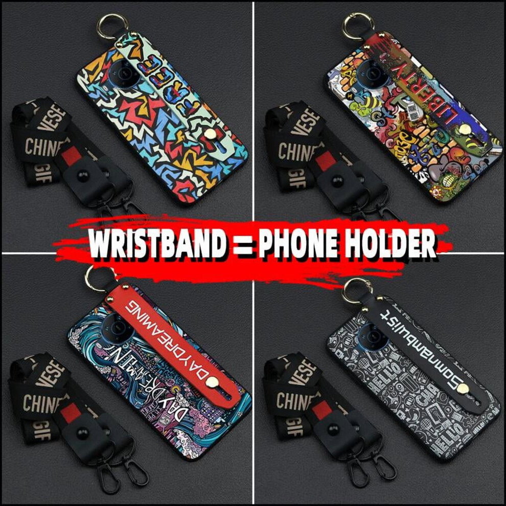 Nokia X100 Phone Case With Wristband Silicone Shockproof 9377112722917