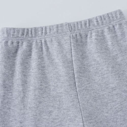 Children's Pants Solid Color Casual Basic Gray 12M 2