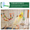 Natural Wood Bird Perch with Multi Acrylic Cups for Parrot 3
