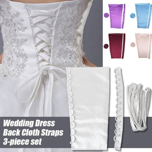 Bridal Gown Corset Back Kit with 4m Satin Tie Cloth 1