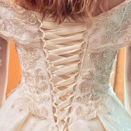 Bridal Gown Corset Back Kit with 4m Satin Tie Cloth 2