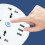Universal Travel Plug Adapter with Retractable Power Strip 5