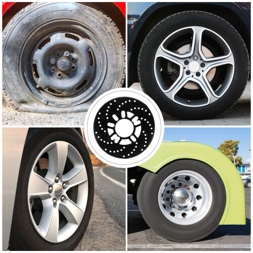 Drum Brake Cover Black Car Decorative Accessory 2