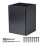 ROSENICE Mailbox Post Sleeve L-Shaped Metal 1 Set 5