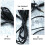 Earphone Extension Cable AUX Black Copper 1 Pc 2