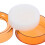 Finger Sponge Cup Plastic Orange 2 Pieces 5