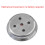 Car Thermometer Analog Round Dial -30 to 60 Stainless 4