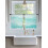Sheer Curtains Aqua Mountain Gradient 2 Panels 52x54 Inch 3