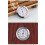 Car Thermometer Analog Round Dial -30 to 60 Stainless 5