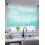 Sheer Curtains Aqua Mountain Gradient 2 Panels 52x54 Inch 5