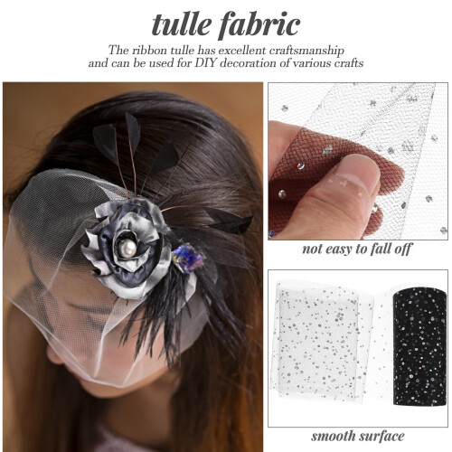 Tulle Roll Fabric Gauze for Events 1 Set 2