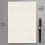 Ruler with Inches and Centimeters, A4 Notebook Set (2 pcs) 2