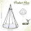Metal Bird Feeder Hanging Tray with Open Mesh Bottom 3