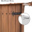 Rustic Barn Door Curtains Brown 84x84 in 6