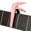 Pink Ukulele Capo Zinc Alloy Silicone Padding 6
