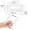 Clear Claw Clips Polycarbonate Large Jaw 12pcs 4