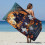 Beach Towel Fine Fiber Large Halloween Style 4